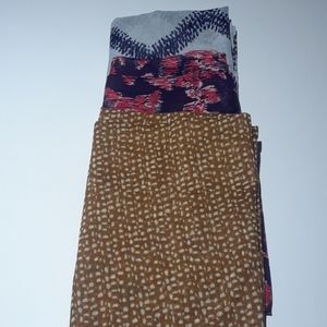 Pretty printed scarf pack of 3